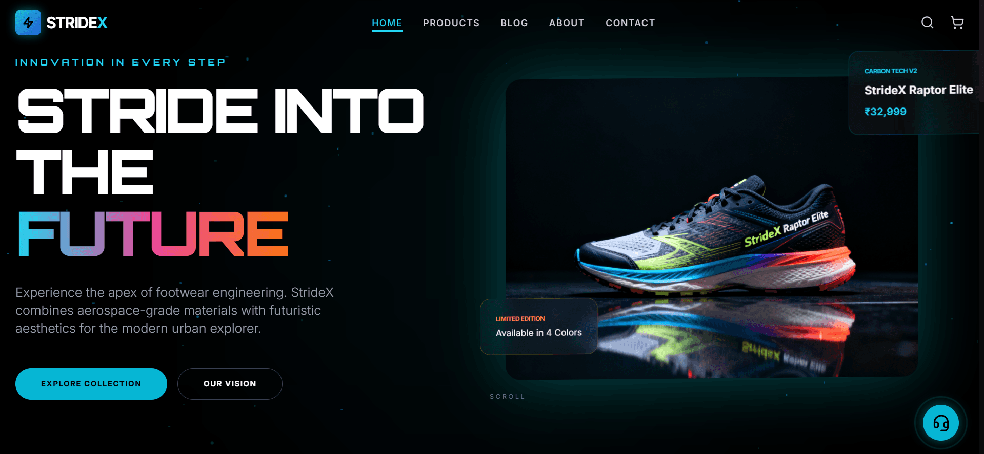 StrideX Premium Footwear