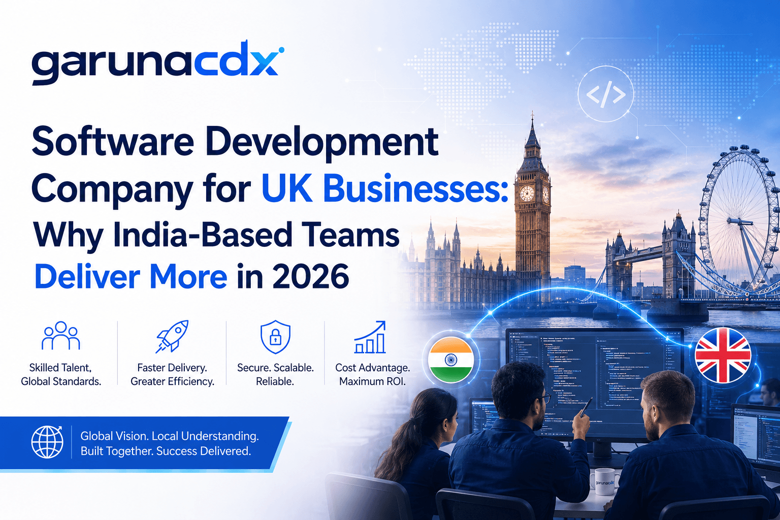 Software Development Company for UK Businesses: Why India-Based Teams Deliver More in 2026